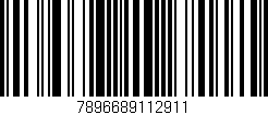 Código de barras (EAN, GTIN, SKU, ISBN): '7896689112911'