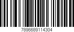 Código de barras (EAN, GTIN, SKU, ISBN): '7896689114304'