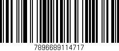 Código de barras (EAN, GTIN, SKU, ISBN): '7896689114717'