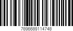 Código de barras (EAN, GTIN, SKU, ISBN): '7896689114748'