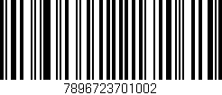 Código de barras (EAN, GTIN, SKU, ISBN): '7896723701002'