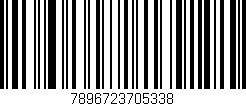 Código de barras (EAN, GTIN, SKU, ISBN): '7896723705338'