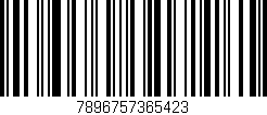 Código de barras (EAN, GTIN, SKU, ISBN): '7896757365423'