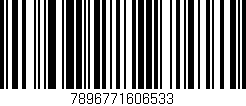 Código de barras (EAN, GTIN, SKU, ISBN): '7896771606533'