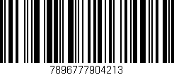 Código de barras (EAN, GTIN, SKU, ISBN): '7896777904213'