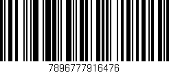 Código de barras (EAN, GTIN, SKU, ISBN): '7896777916476'