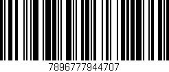 Código de barras (EAN, GTIN, SKU, ISBN): '7896777944707'