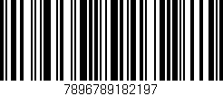 Código de barras (EAN, GTIN, SKU, ISBN): '7896789182197'