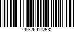 Código de barras (EAN, GTIN, SKU, ISBN): '7896789182562'