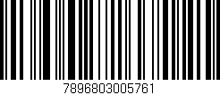Código de barras (EAN, GTIN, SKU, ISBN): '7896803005761'