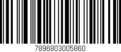 Código de barras (EAN, GTIN, SKU, ISBN): '7896803005860'