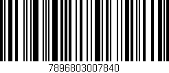 Código de barras (EAN, GTIN, SKU, ISBN): '7896803007840'