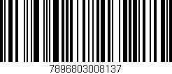 Código de barras (EAN, GTIN, SKU, ISBN): '7896803008137'