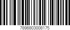 Código de barras (EAN, GTIN, SKU, ISBN): '7896803008175'