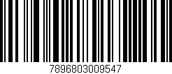 Código de barras (EAN, GTIN, SKU, ISBN): '7896803009547'
