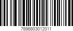 Código de barras (EAN, GTIN, SKU, ISBN): '7896803012011'