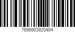 Código de barras (EAN, GTIN, SKU, ISBN): '7896803920484'