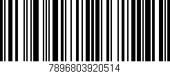 Código de barras (EAN, GTIN, SKU, ISBN): '7896803920514'