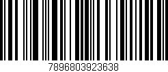 Código de barras (EAN, GTIN, SKU, ISBN): '7896803923638'