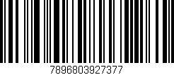 Código de barras (EAN, GTIN, SKU, ISBN): '7896803927377'