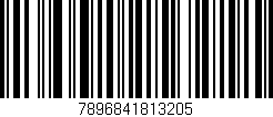 Código de barras (EAN, GTIN, SKU, ISBN): '7896841813205'