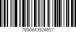 Código de barras (EAN, GTIN, SKU, ISBN): '7896843924657'