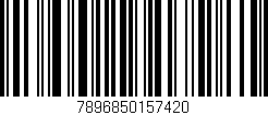 Código de barras (EAN, GTIN, SKU, ISBN): '7896850157420'