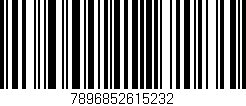 Código de barras (EAN, GTIN, SKU, ISBN): '7896852615232'