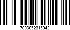 Código de barras (EAN, GTIN, SKU, ISBN): '7896852615942'