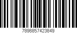 Código de barras (EAN, GTIN, SKU, ISBN): '7896857423849'