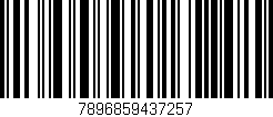 Código de barras (EAN, GTIN, SKU, ISBN): '7896859437257'