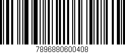Código de barras (EAN, GTIN, SKU, ISBN): '7896880600408'