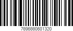 Código de barras (EAN, GTIN, SKU, ISBN): '7896880601320'