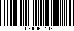 Código de barras (EAN, GTIN, SKU, ISBN): '7896880602297'