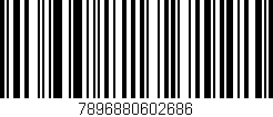 Código de barras (EAN, GTIN, SKU, ISBN): '7896880602686'