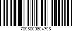 Código de barras (EAN, GTIN, SKU, ISBN): '7896880604796'