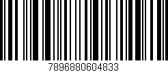 Código de barras (EAN, GTIN, SKU, ISBN): '7896880604833'