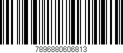 Código de barras (EAN, GTIN, SKU, ISBN): '7896880606813'
