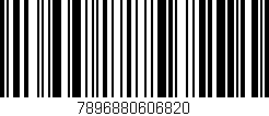 Código de barras (EAN, GTIN, SKU, ISBN): '7896880606820'