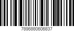 Código de barras (EAN, GTIN, SKU, ISBN): '7896880606837'