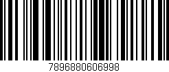 Código de barras (EAN, GTIN, SKU, ISBN): '7896880606998'