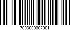 Código de barras (EAN, GTIN, SKU, ISBN): '7896880607001'
