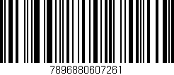 Código de barras (EAN, GTIN, SKU, ISBN): '7896880607261'