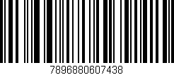 Código de barras (EAN, GTIN, SKU, ISBN): '7896880607438'