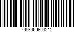 Código de barras (EAN, GTIN, SKU, ISBN): '7896880608312'