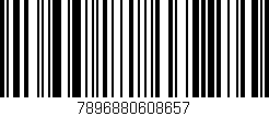 Código de barras (EAN, GTIN, SKU, ISBN): '7896880608657'