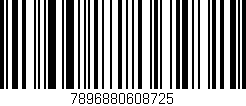 Código de barras (EAN, GTIN, SKU, ISBN): '7896880608725'