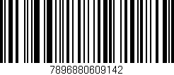 Código de barras (EAN, GTIN, SKU, ISBN): '7896880609142'