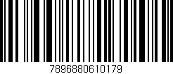 Código de barras (EAN, GTIN, SKU, ISBN): '7896880610179'