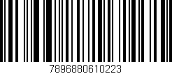 Código de barras (EAN, GTIN, SKU, ISBN): '7896880610223'